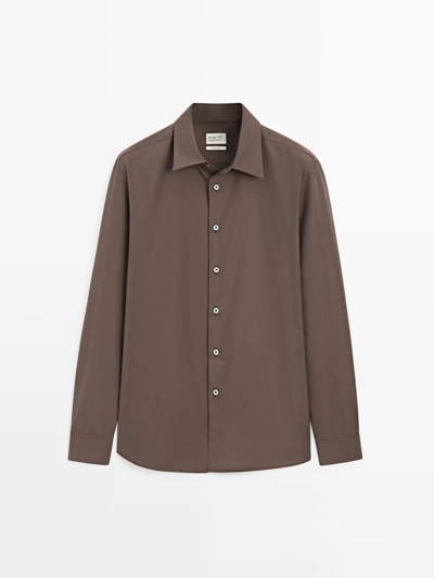 Рубашка свободного кроя из 100% хлопка - LIMITED