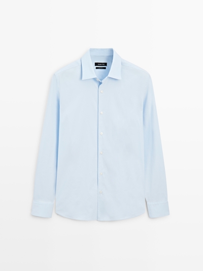 Massimo Dutti Рубашка SLIM FIT STRETCH купить с доставкой.