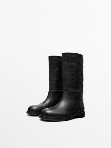 Massimo Dutti Ботильоны с мелким каблуком - LIMITED EDITION