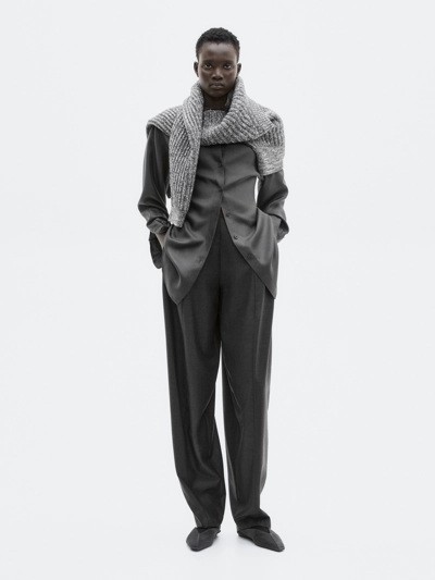 Рубашка из 100% шелка с приталенным силуэтом - LIMITED- Заказать в России