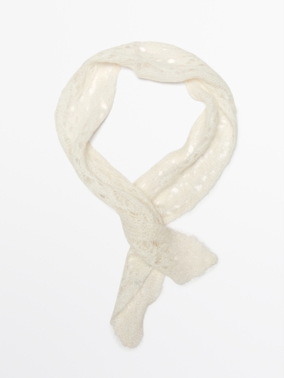 Massimo Dutti Галстук из мягкой вязаной альпаки MASSIMO DUTTI