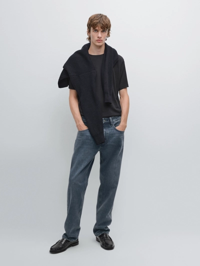 Футболка из шерстяной смеси с коротким рукавом- Заказать в России