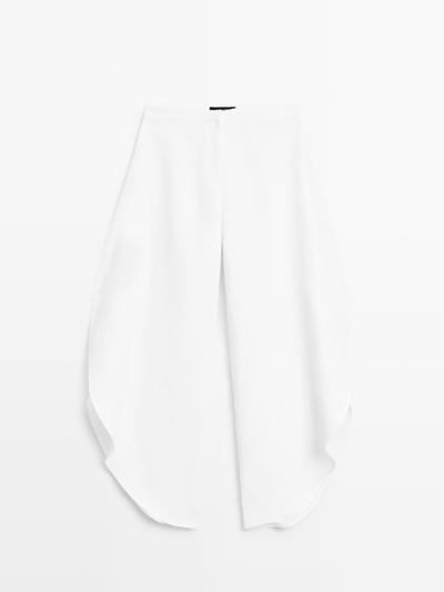 Massimo Dutti Брюки с разрезом по низу купить с доставкой.