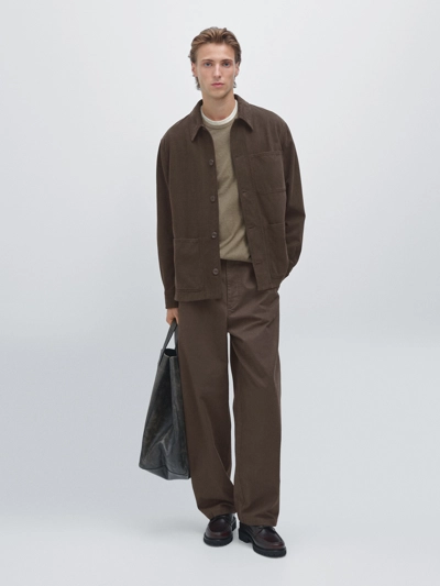 Рубашка из твила с карманами- Заказать в России