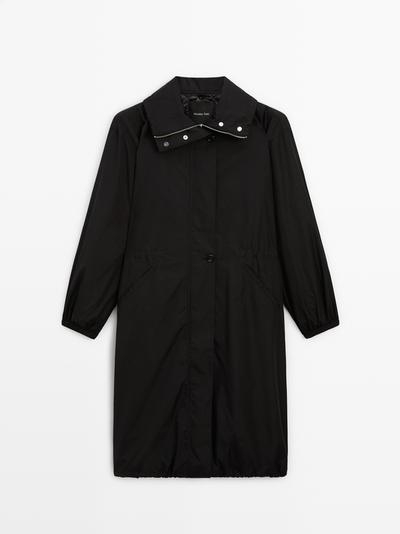 Massimo Dutti Парка с отстегивающимся внутренним жилетом, обладающая водоотталкивающими свойствами