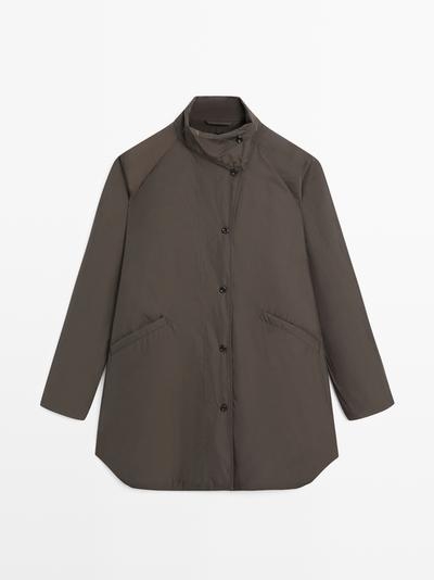 Massimo Dutti Длинный пуховик купить с доставкой.