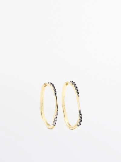 Серьги с кристаллами