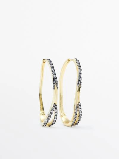 Серьги с кристаллами