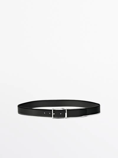 Реверсивный ремень из натуральной кожи наппа- Заказать в России