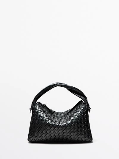 Сумка изготовленная из овечьей кожи с отделкой из наппы