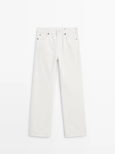 Джинсы свободного кроя средней посадки- Заказать в России