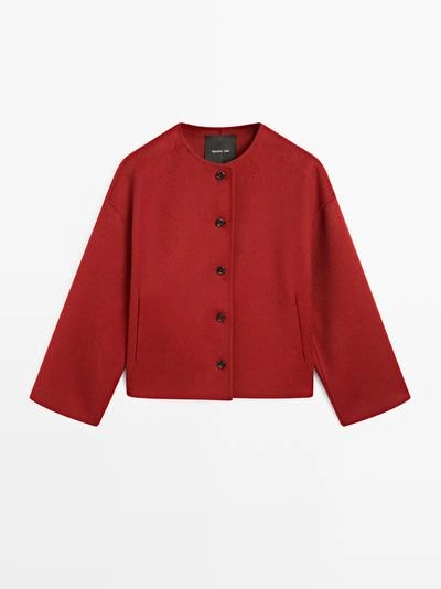 Пиджак из шерстяной смеси с швами- Заказать в России