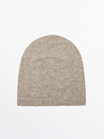 Massimo Dutti Тонкая вязаная шапка купить с доставкой.