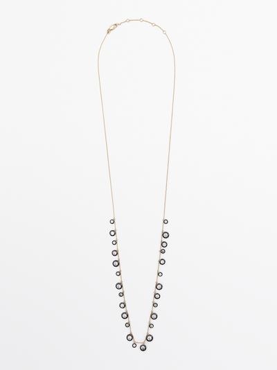 Massimo Dutti Ожерелье с античными стразами