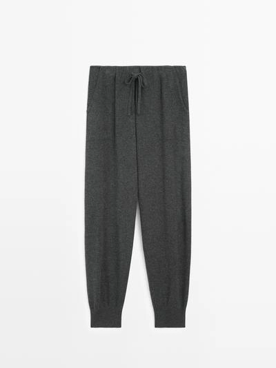 Брюки-саруэль с карманами, 100% шерсть