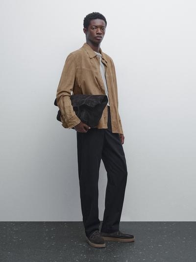 Massimo Dutti Брюки с кроем джоггер из 100% хлопка купить с доставкой.