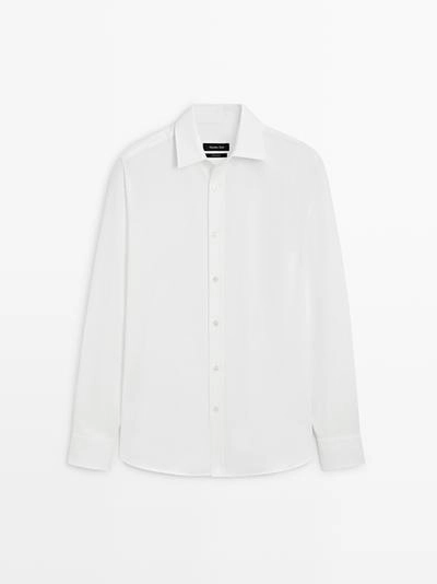 Рубашка среднего кроя в меланжевом стиле- Заказать в России