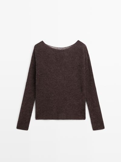 Massimo Dutti Свитер из альпаки и шерсти