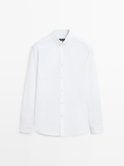 Massimo Dutti Рубашка из 100% хлопка оксфорд