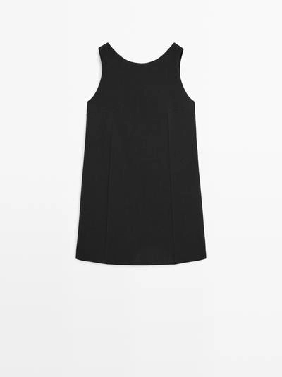 Мини-платье из шерстяной смеси- Заказать в России