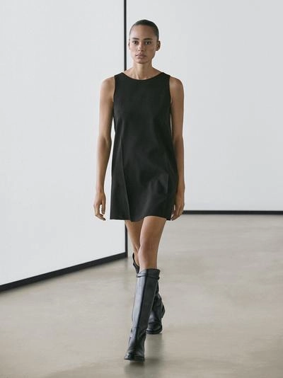 Мини-платье из шерстяной смеси- Заказать в России