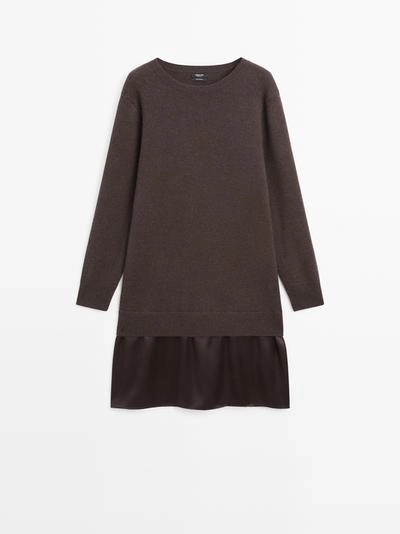 Платье из 100% кашемира- Заказать в России