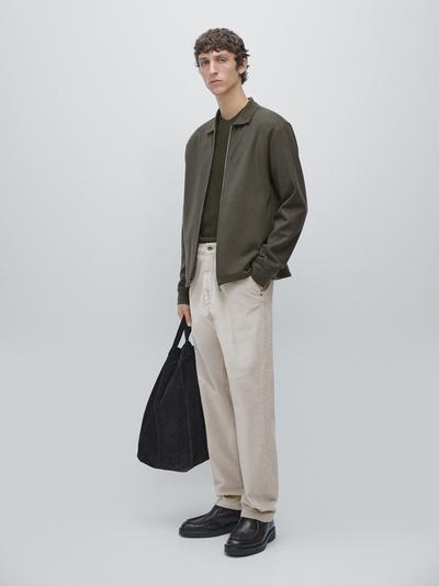 Massimo Dutti Куртка с застежкой-молнией и деталями воротника купить с доставкой.