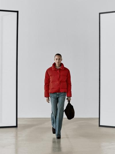 Massimo Dutti Пуховик с утеплителем из пуха и пера