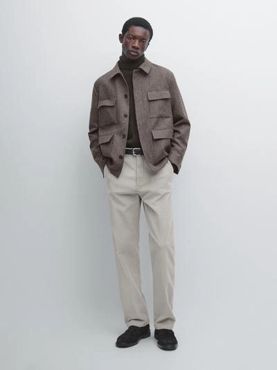 Кардиган из шерстяной смеси в двубортном исполнении- Заказать в России