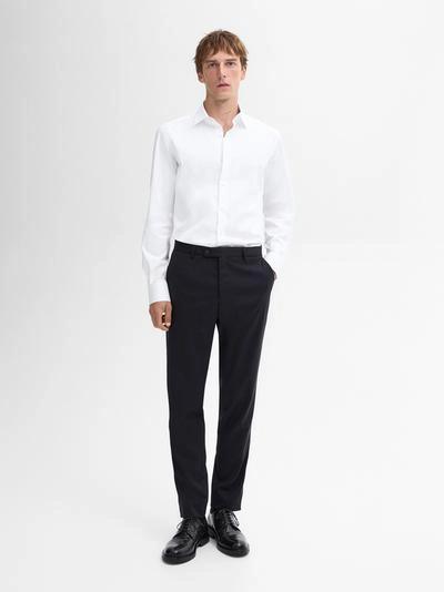 Рубашка из поплина в стиле SLIM FIT из 100% хлопка- Заказать в России