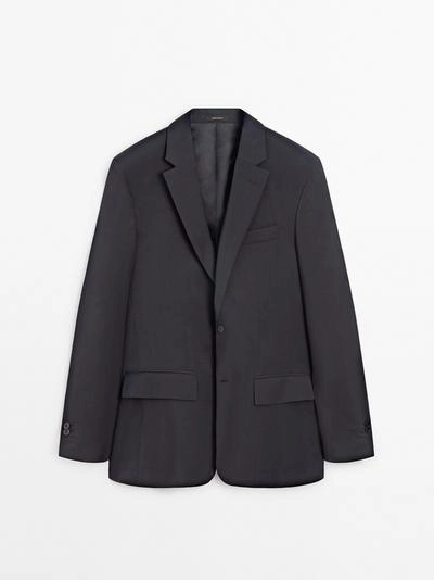 Пиджак из 100% шерсти для костюма- Заказать в России