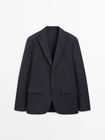 Пиджак из 100% шерсти- Заказать в России