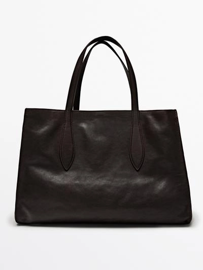 Сумка-тоут из натуральной кожи MAXI NAPPA MD ICON- Заказать в России