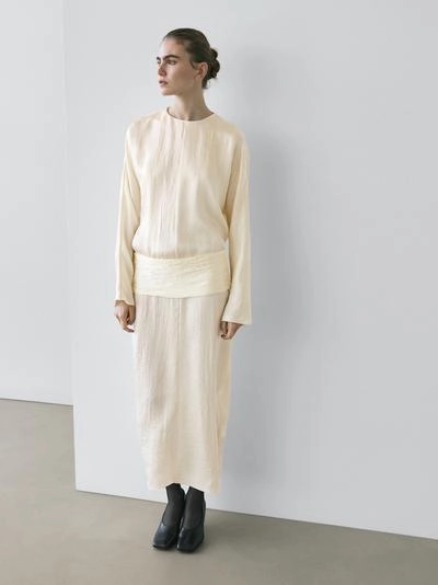 Платье миди с поясом - STUDIO- Заказать в России