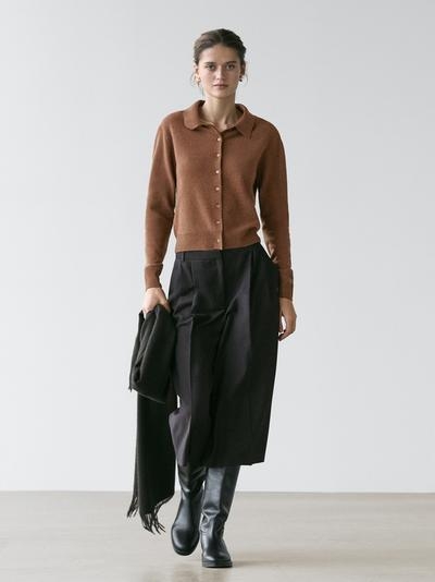 Massimo Dutti Кардиган из 100% шерсти