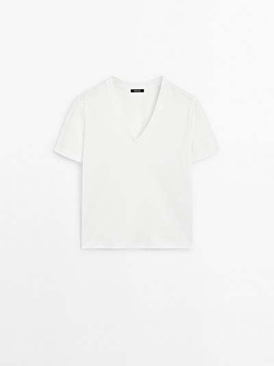 Футболка с коротким рукавом из 100% хлопка- Заказать в России