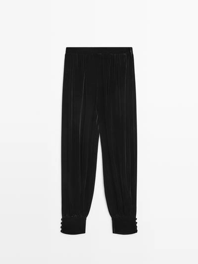 Бархатные брюки-саруэль - STUDIO- Заказать в России