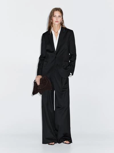 Пиджак из 100% экстра-тонкой шерсти с двумя пуговицами