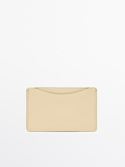 Massimo Dutti Кошелек из натуральной кожи нубука