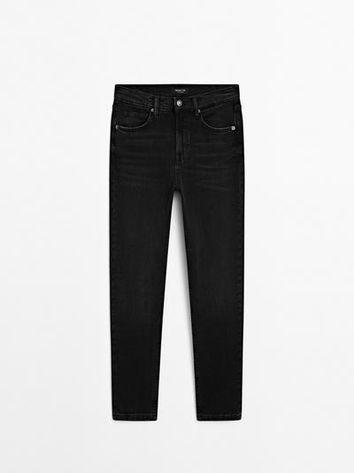 Massimo Dutti Джинсы MID-RISE CROPPED SLIM FIT купить с доставкой.