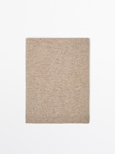 Massimo Dutti Шарф из тонкой шерстяной смеси