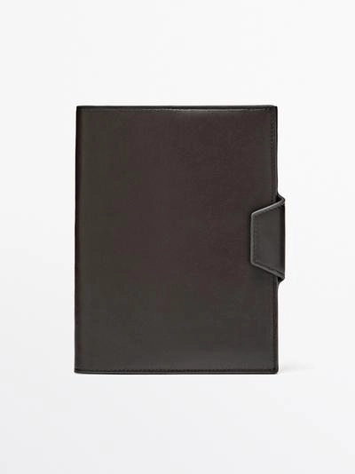 Обложка для блокнота из натуральной кожи NAPPA