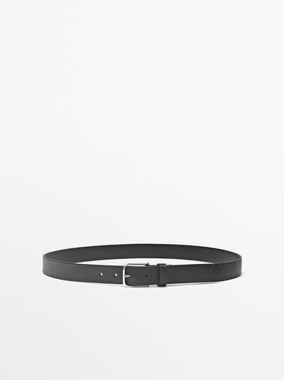 Massimo Dutti Кожанный пояс из нубука