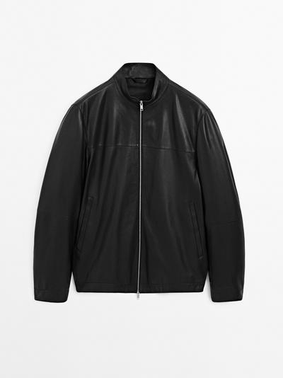 Massimo Dutti Куртка из овечьей кожи NAPPA