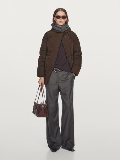 Massimo Dutti Куртка-пуховик 80% пух - 20% водоотталкивающих перьев