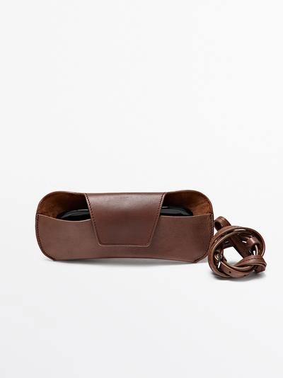 Футляр для солнечных очков из натуральной кожи NAPPA