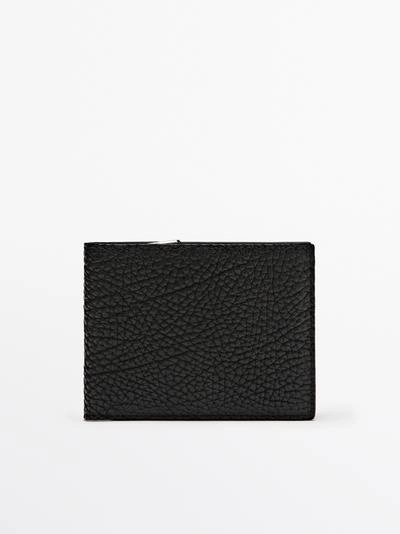 Кошелек из натуральной кожи наппа в стиле клатч- Заказать в России