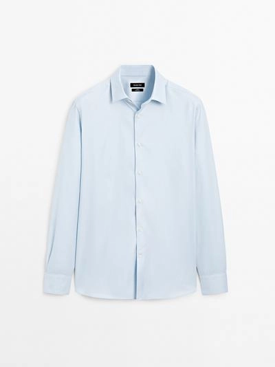 Рубашка OXFORD из хлопка слим-фит- Заказать в России