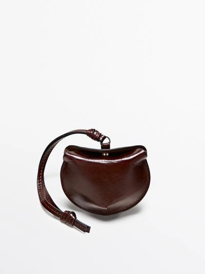 Чехол для AIRPODS из кожи нубука с функцией складывания- Заказать в России