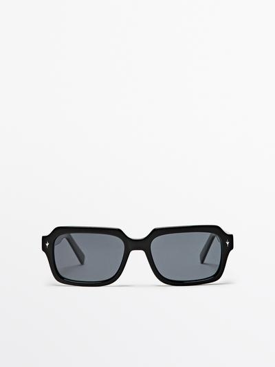Massimo Dutti Прямоугольные солнцезащитные очки